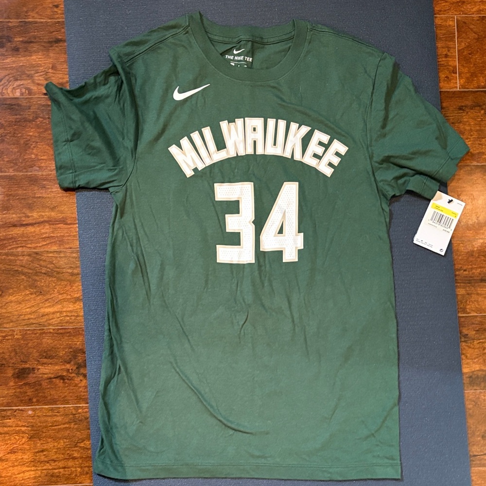 Nike Milwaukee Green Graphic Men's Jersey